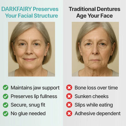 '-DarkFairy™ Custom-Fit Dentures — Designed for Comfort and a Natural-Looking Smile
