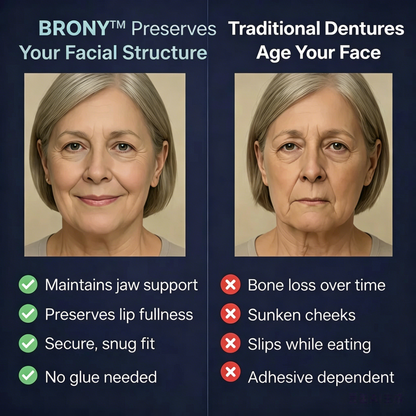 2026🏆✨LAST DAY SALE 70% OFF🔥 Newly upgraded second-generation DarkFairy™ complete dentures