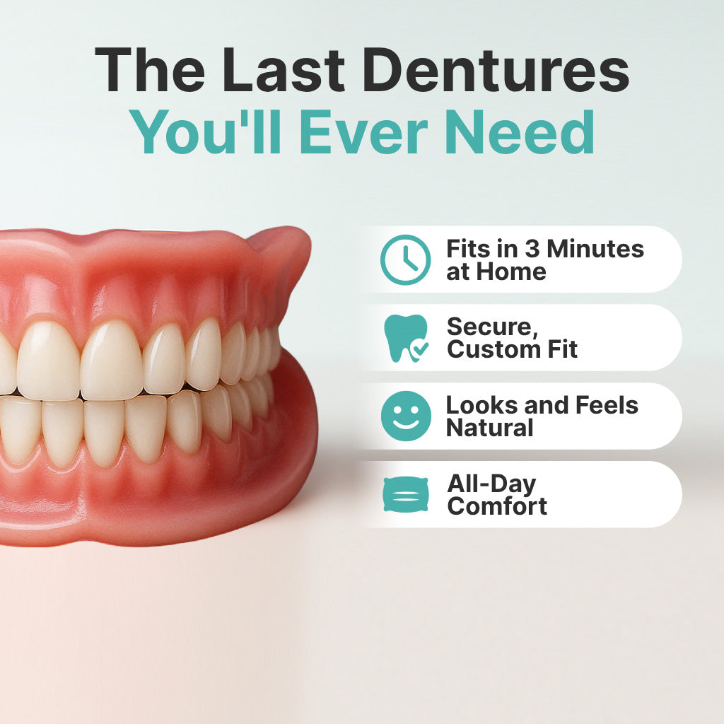 '-DarkFairy™ Custom-Fit Dentures — Designed for Comfort and a Natural-Looking Smile