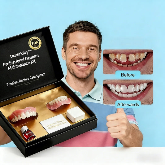 '-Ends Today: 70% OFF!🦷DarkFairy™ Custom-Fit Full Functional Dentures Make you more confident