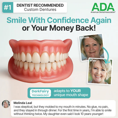 '-DarkFairy™ Custom-Fit Dentures — Designed for Comfort and a Natural-Looking Smile