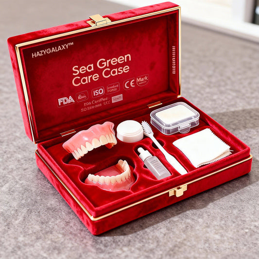 🔥🌎Ends Today: 70% OFF! ⏰HazyGalaxy™  Medical Full Denture with Strong Suctiond Custom-Fit Full Functional Dentures🦷